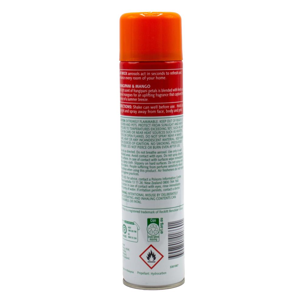 Air Wick 237g Air Freshner Frangipani And Mango (12x Pack)