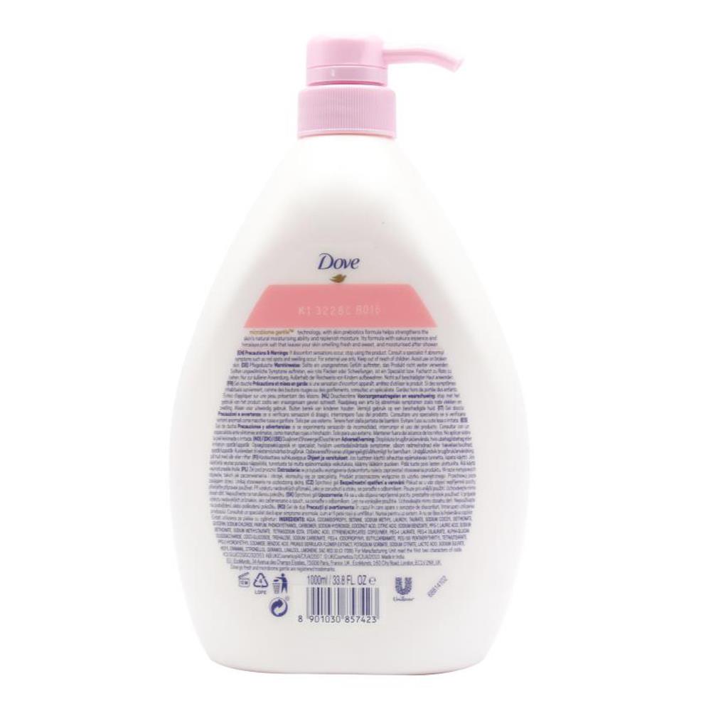 Dove Body Wash Sakura Blossom 1000mL (3 Pack)
