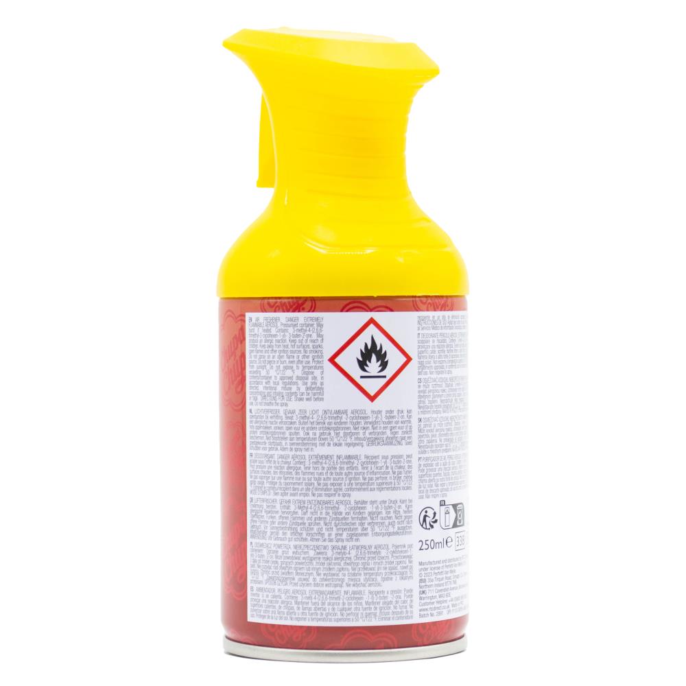 Chupa Chups 250ml Room Spray Cherry (12x Pack)