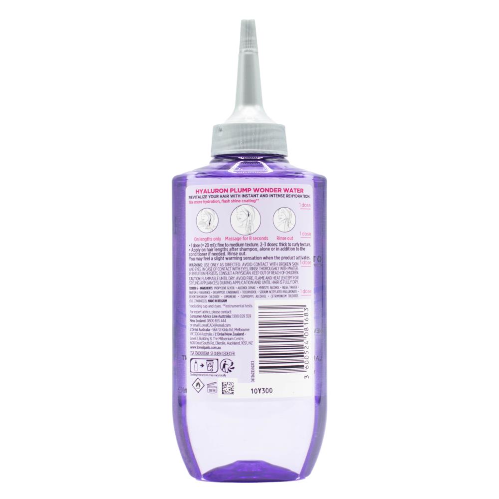 Loreal 200ml Wonder Water Hyaluron Pump 8 (6x Pack)