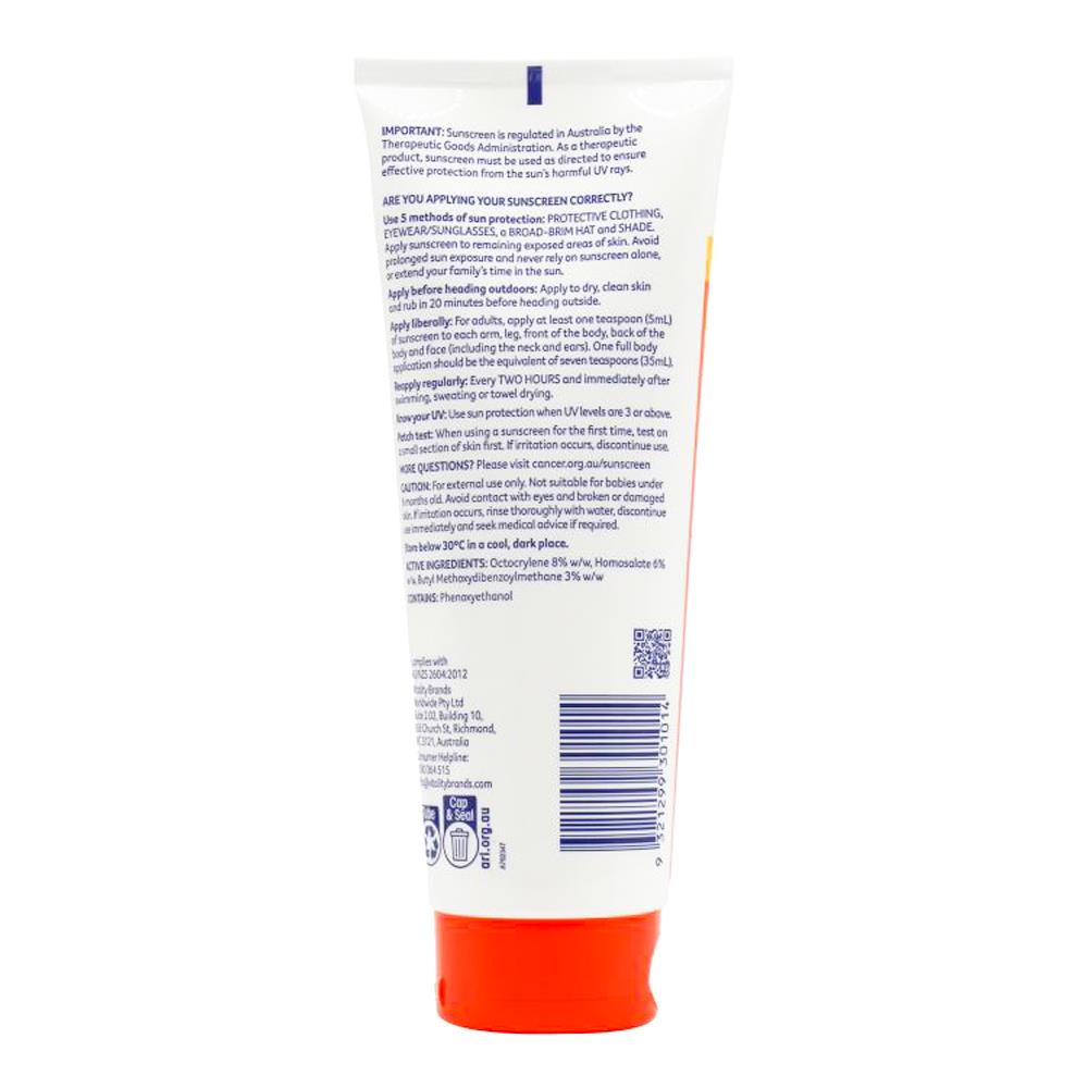 Cancer Council Everyday Value Sunscreen Spf50 250ml (4 Pack)