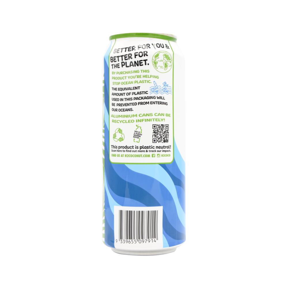 H2 Coco Pure Coconut Water 500ml Can (12x Pack)