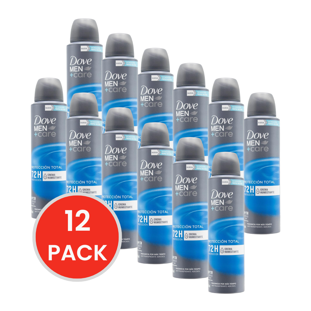 Dove Men+Care Antiperspirant 72H Protection 150mL (12 Pack)