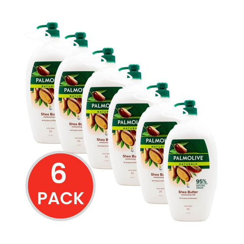 Palmolive Body Wash Shea Butter 2L (6 Pack)