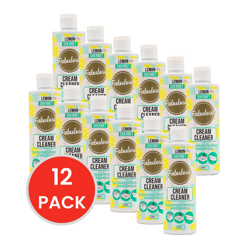 FABULOSA CREAM CLEANER LEMON SHERBET 250ml (12x Pack)