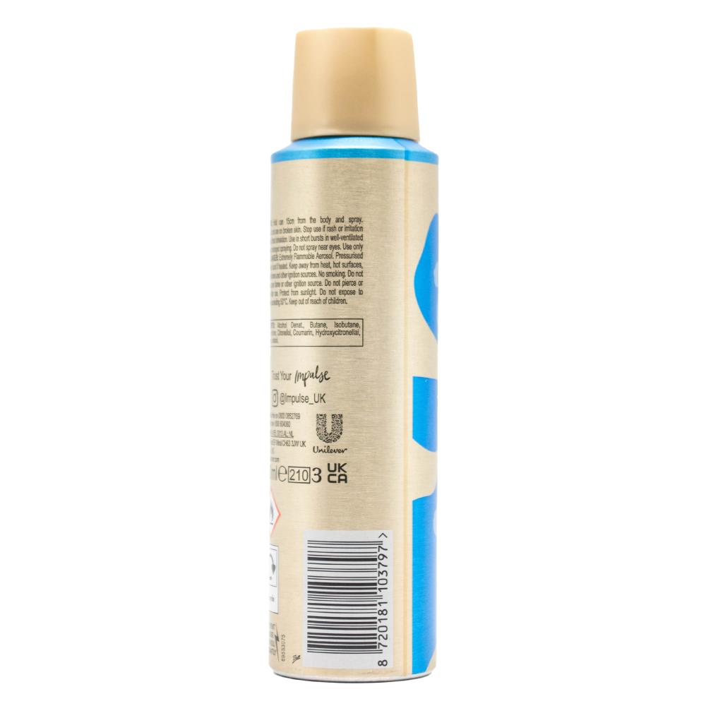 Impulse Body Spray Tease Inspired By Freesia And Apple Blossom 150ml (6 Pack)