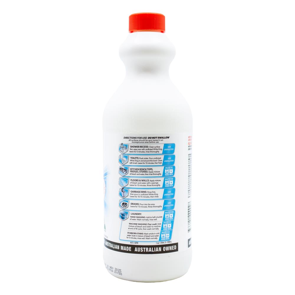 White King 1.25l Premium Bleach Regular ( 6x Pack )