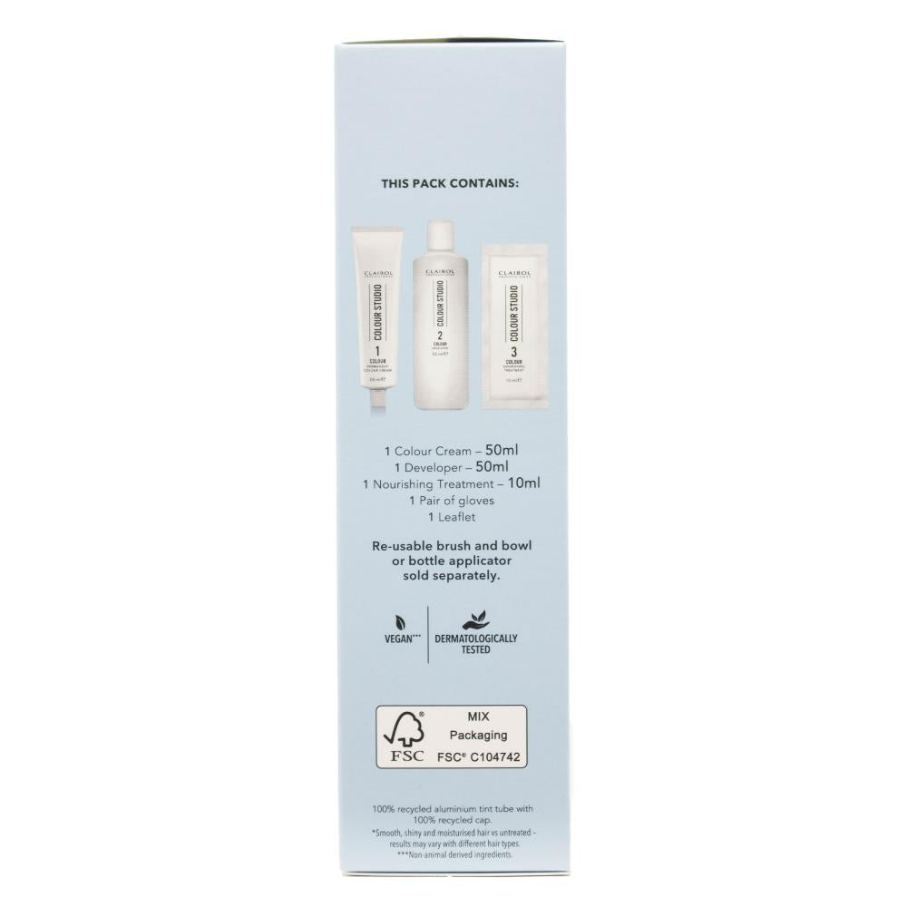 Clairol Professional Permanent Hair Cream Colour Studio 5/74 Cinnamon Brown (3x Pack)