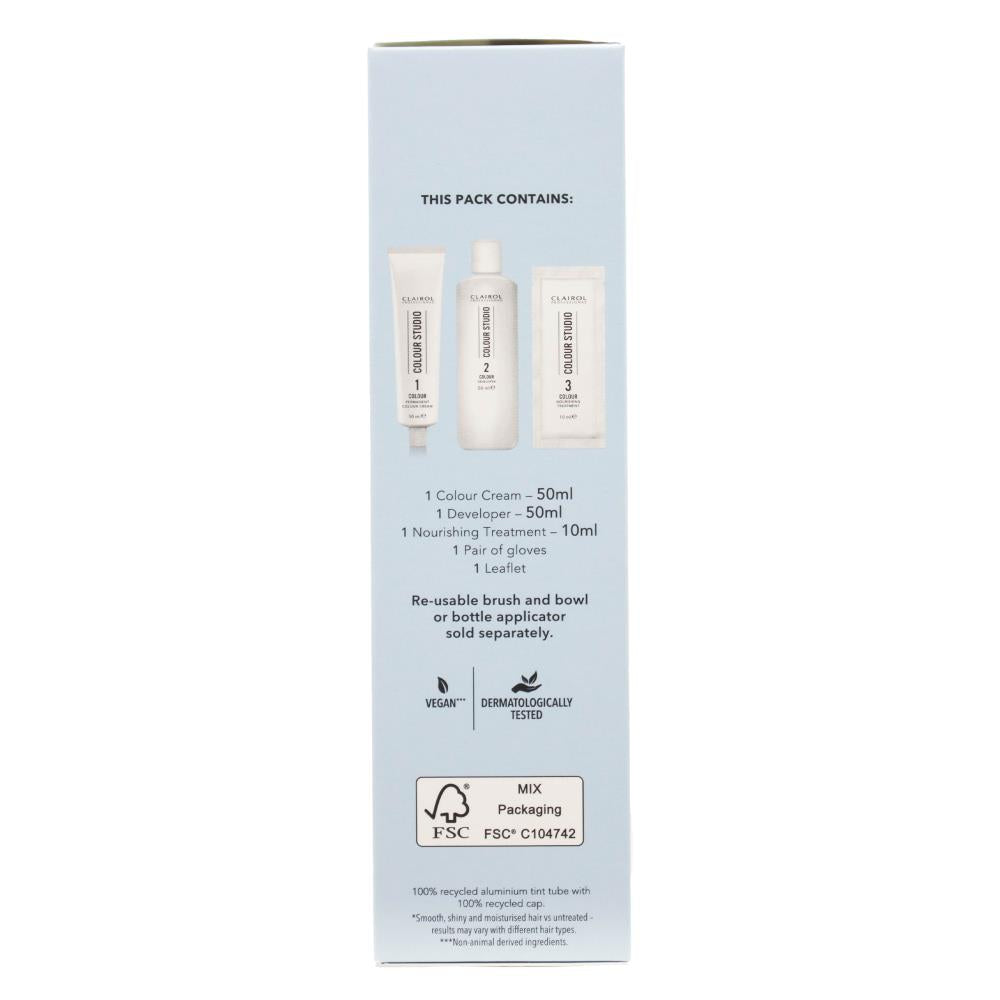 Clairol Professional Permanent Colour Cream Colour Studio 8/1 Cool Chai (3x Pack)