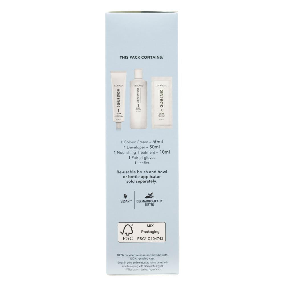Clairol Professional Permanent Hair Cream Colour Studio 5/1 Frosted Chestnut (3x Pack)