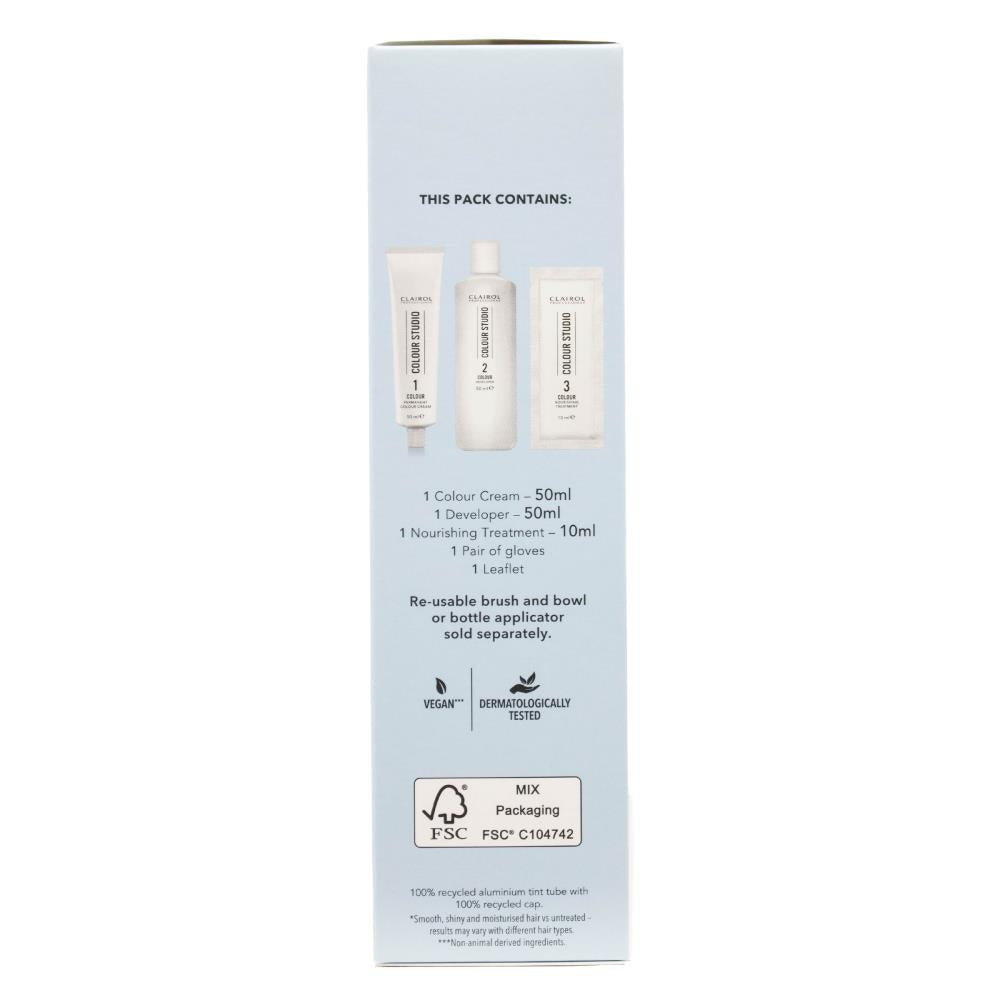 Clairol Professional Permanent Hair Cream Colour Studio 8/0 Butterscotch Blonde (3x Pack)