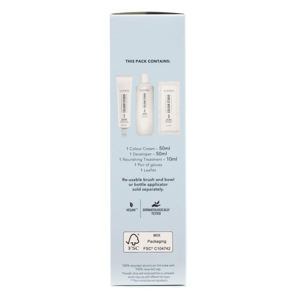 Clairol Professional Permanent Hair Cream Colour Studio 5/3 Caramel Brown (3x Pack)