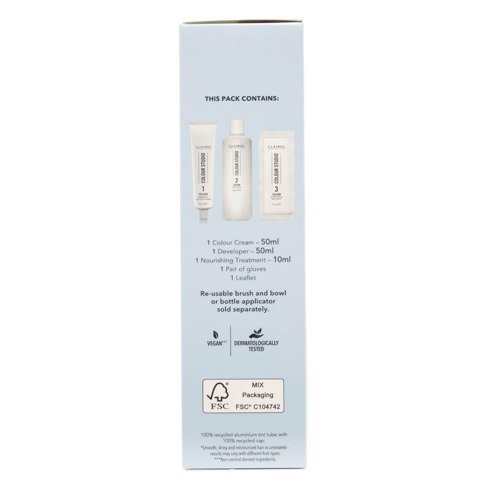 Clairol Professional Permanent Hair Cream Colour Studio 7/43 Copper Blonde (3x Pack)