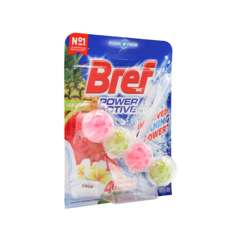 Bref Toilet Cleaner Cage Power Active 4 Function Formula Hawaii 50g (6 Pack)