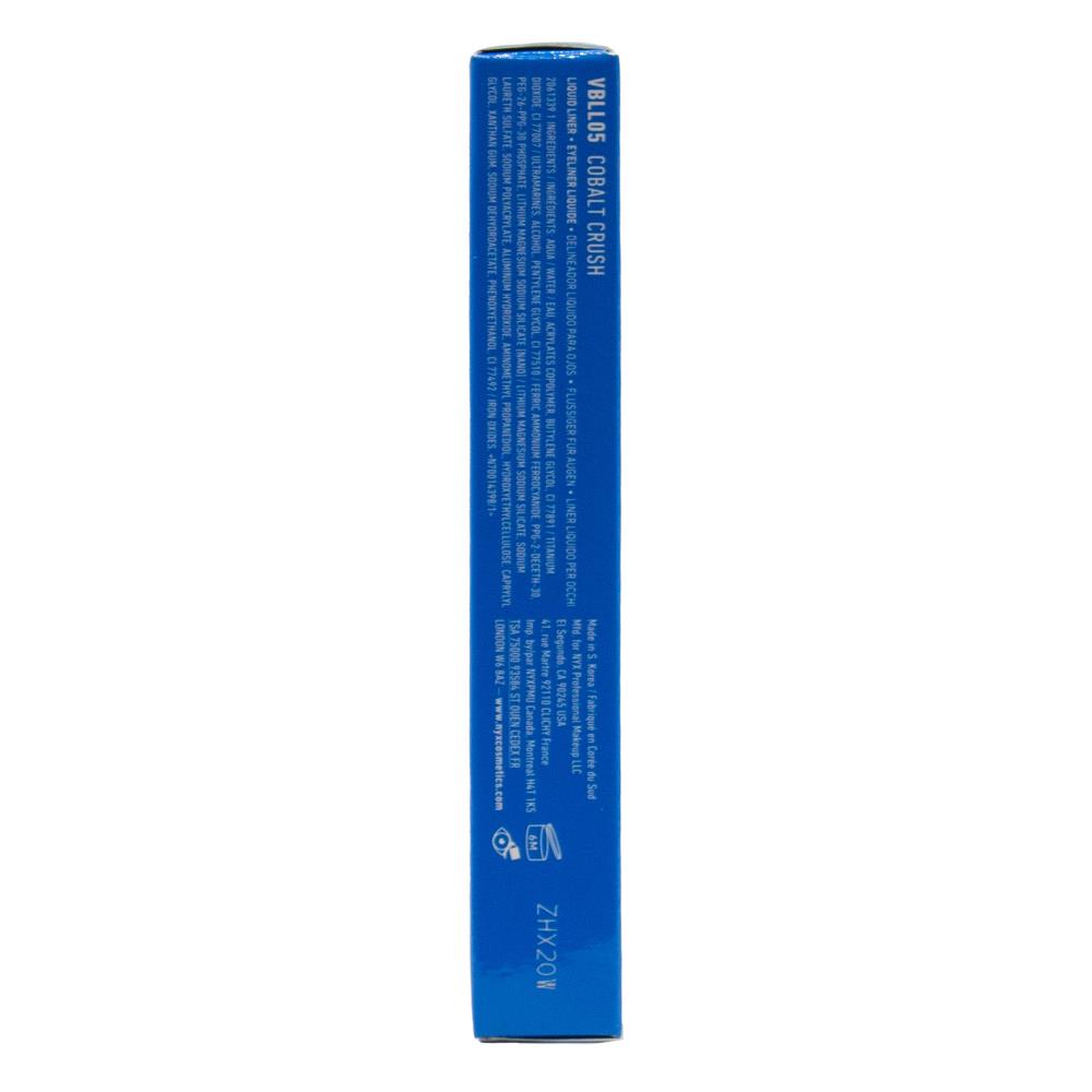 NYX 2ml EYELINER MATTE LIQUID VIVID BRIGHTS COBALT CRUSH (3 x Pack)