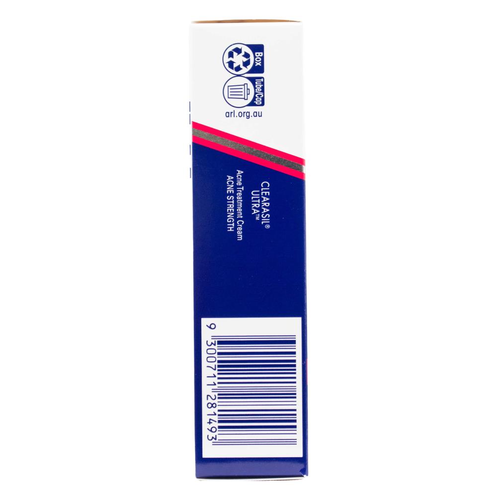 CLEARASIL 20g ULTRA ACNE TREATMENT CREAM VISIBLY CLEARER SKIN (8x Pack)