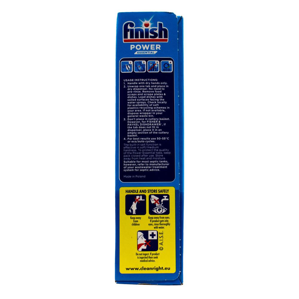 Finish Powerball Dishwasher Tablets All In 1 Power Essential Everyday Clean Lemon 7 x 52Pk (364 Tablets)