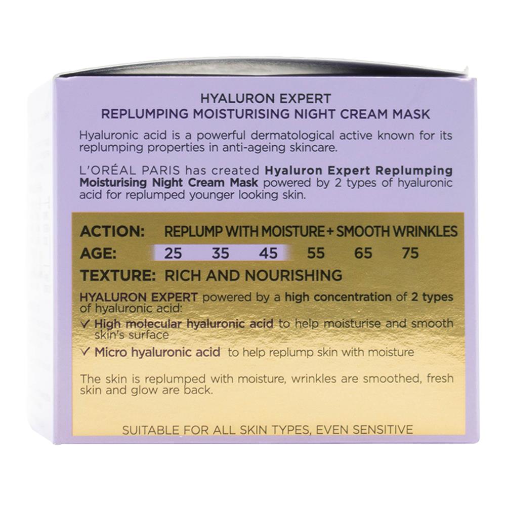 Loreal 50ml Hyaluron Expert Replumping Moisturising Care Day Spf 20 (6x Pack)