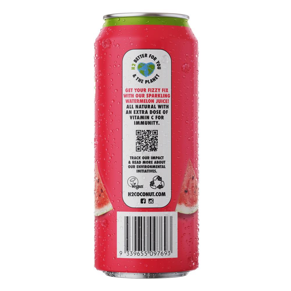 H2 Juice Sparkling Watermelon 500ml Can (12x Pack)