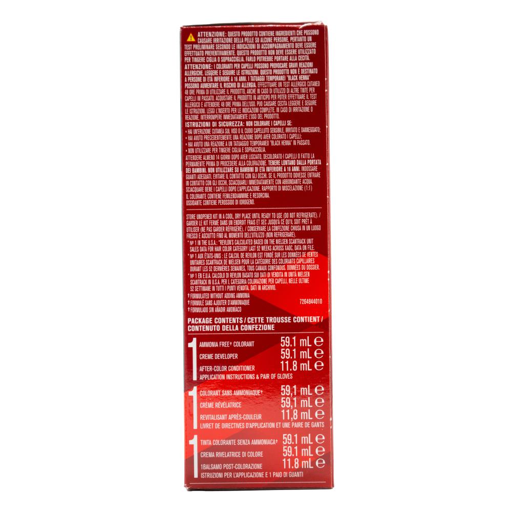 Revlon Colorsilk 3d Hair Color Permanent Keratin 10 Black (3x Pack)
