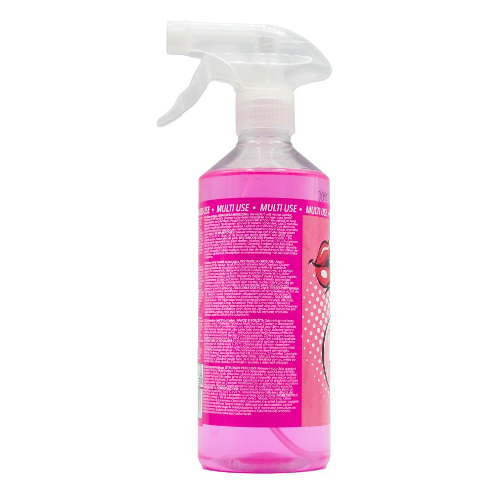 FABULOSA MULTI SURFACE CLEANER PINK BUBBLEGUM 500ml (9x Pack)