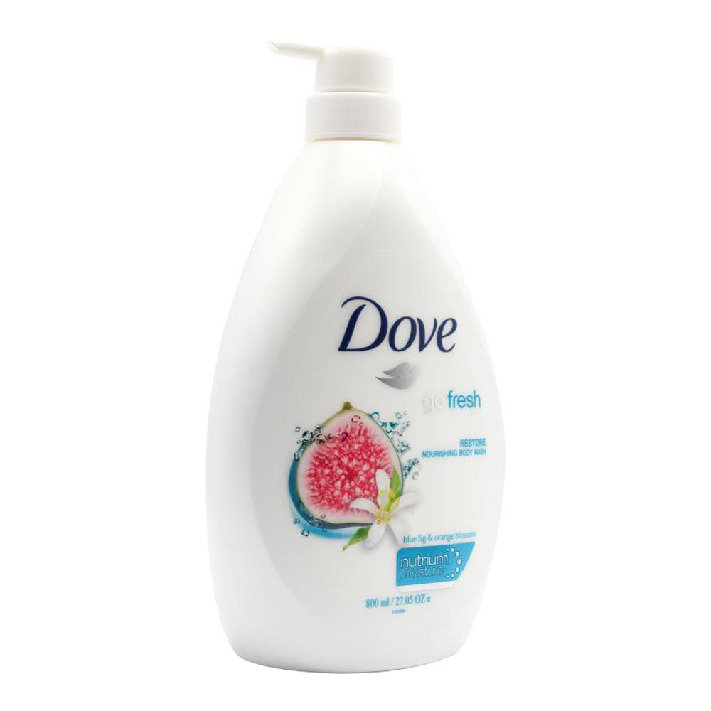 Dove Body Wash Blue Fig & Orange Blossom 800ml (3x Pack)