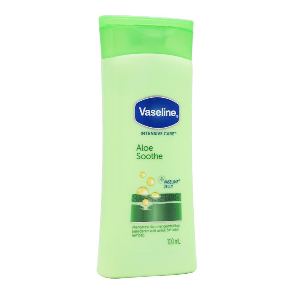 Vaseline 100ml Moisturising Lotion Aloe Soothe (6x Pack)