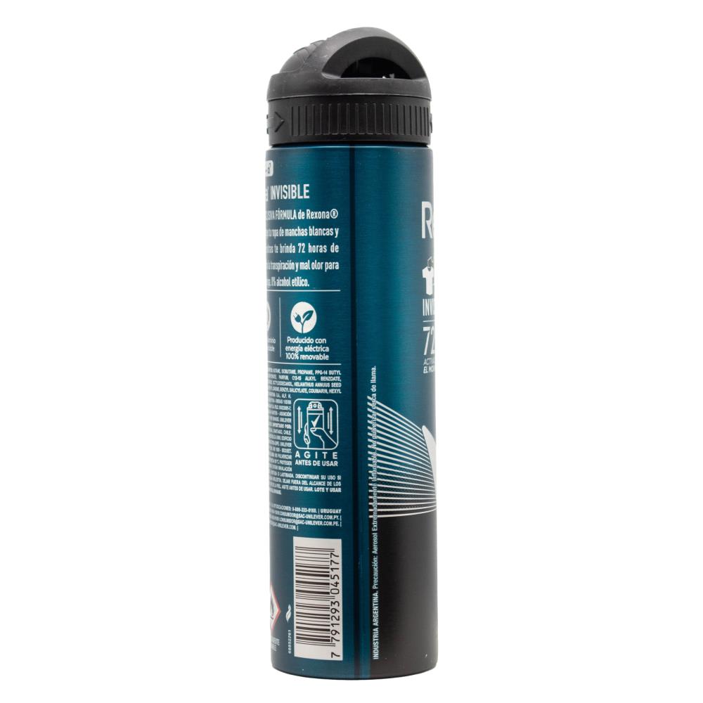 REXONA 150mL / 87G ANTIPERSPIRANT 72H INVISIBLE (12x Pack)