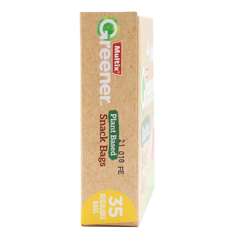 Multix Pk35 Greener Snack Bags 16cm X 10cm (7x Pack)