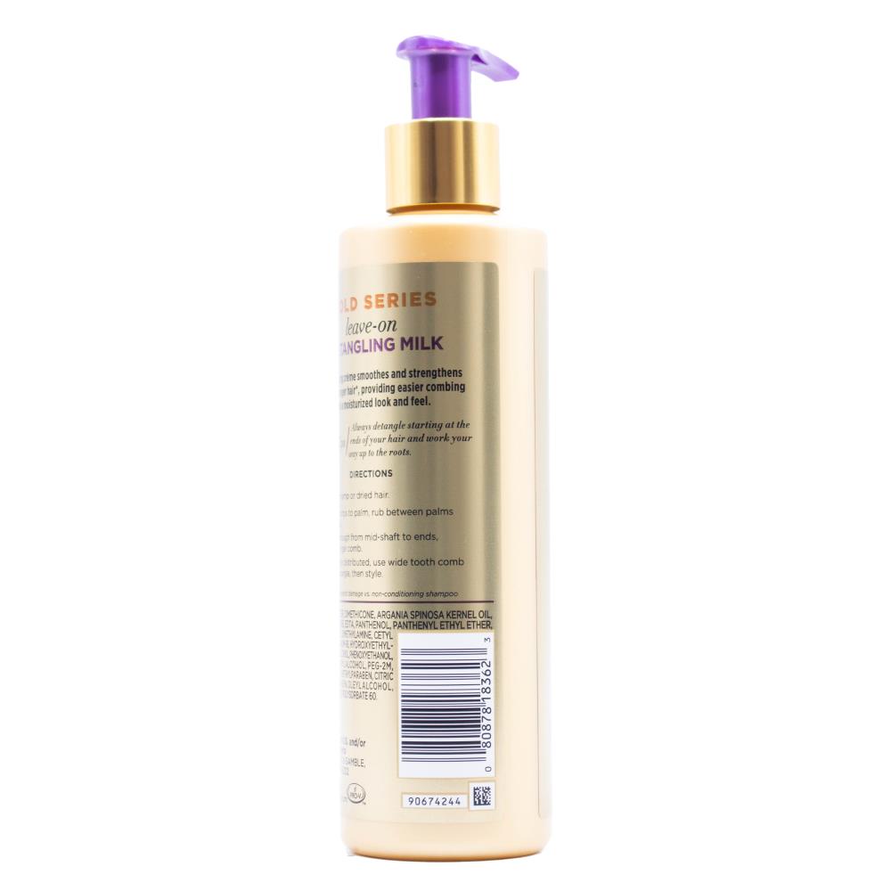 PANTENE 225mL GOLD SERIES LEAVE ON DETANGLING MILK INFUSED WITH ARGAN OIL (3x Pack)