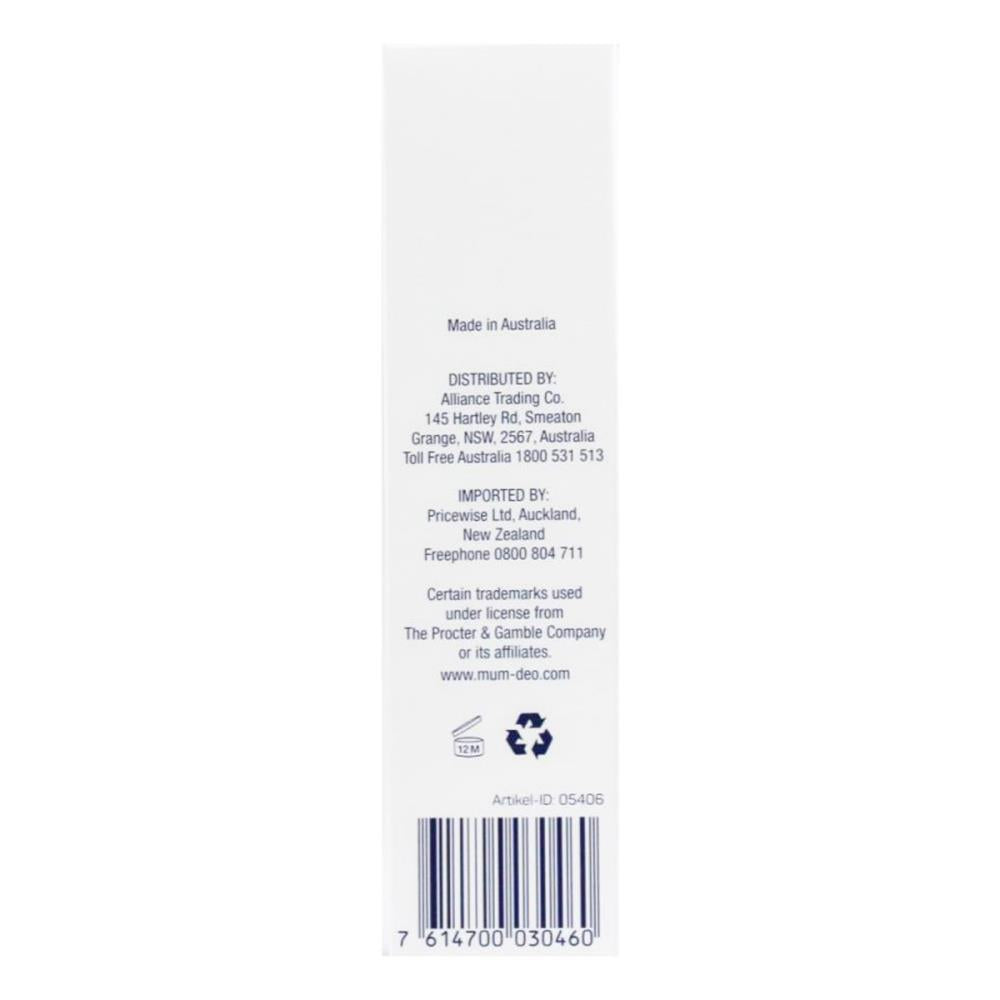 MUM 50mL CLINICAL ROLL ON ANTI-PERSPIRANT UNPERFUMED (6x Pack)