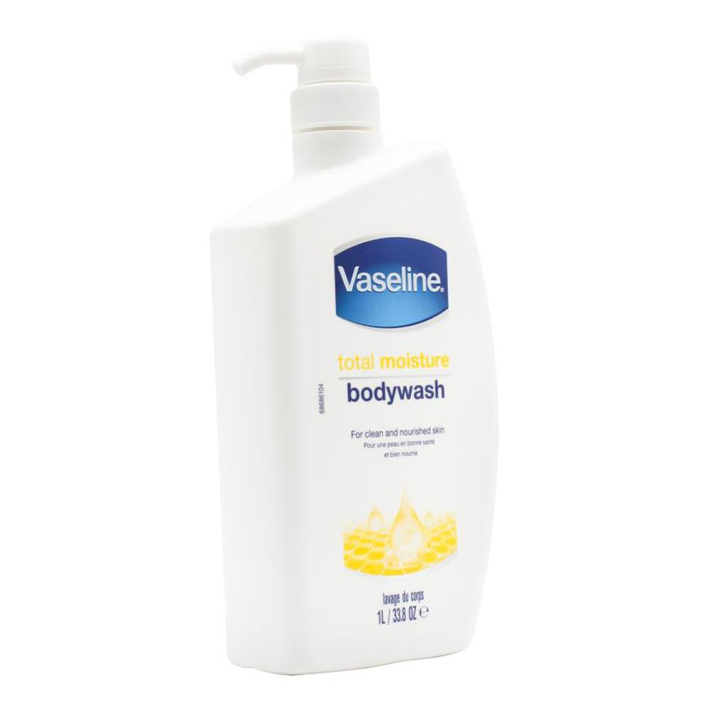Vaseline Body Wash Total Moisture 1 Litre (3x Pack)