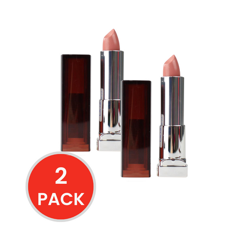 MAYBELLINE 4.2g LIPSTICK CREAM COLOR SENSATIONAL WARM ME UP 235 (2x Pack)