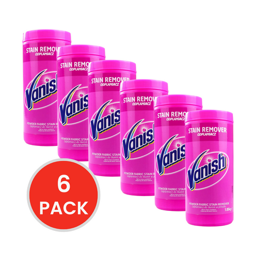 Vanish Fabric Stain Remover Powder 1.85kg (6 Pack)