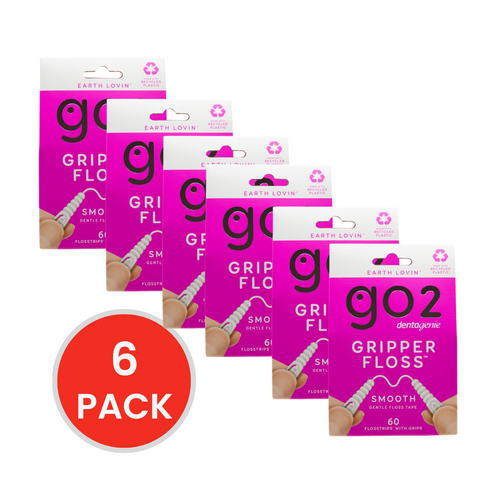 GO2 DENTAGENIE PK60 GRIPPER FLOSS GENTLE FLOSS TAPE SMOOTH (216 Value Pack)