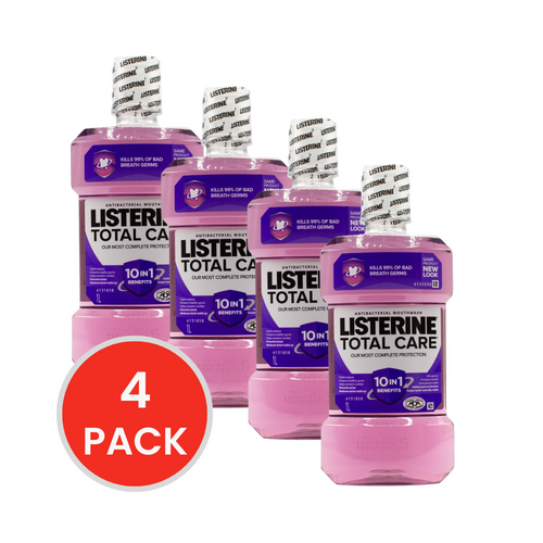 LISTERINE 1L MOUTHWASH TOTAL CARE (4x Pack)