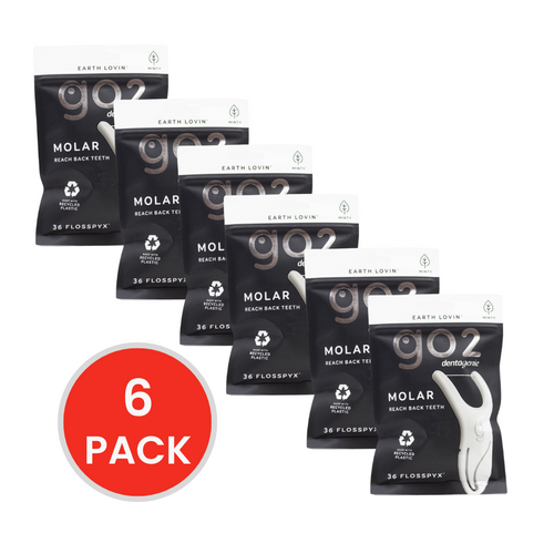 GO2 DENTAGENIE PK36 FLOSSPYX MOLAR REACH BACK TEETH (216 Value Pack)