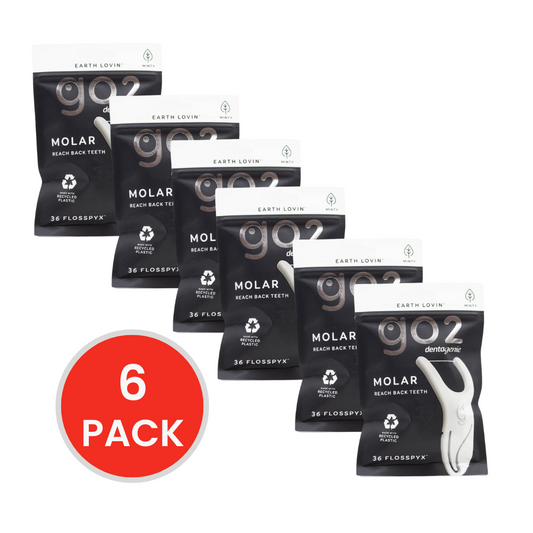 GO2 Dentagenie Flosspyx Molar Reach Back Teeth PK36 (216 Pack)