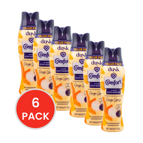 COMFORT 425g IN WASH SCENT BOOSTER DUSK ORANGE SPRING (6x Pack)