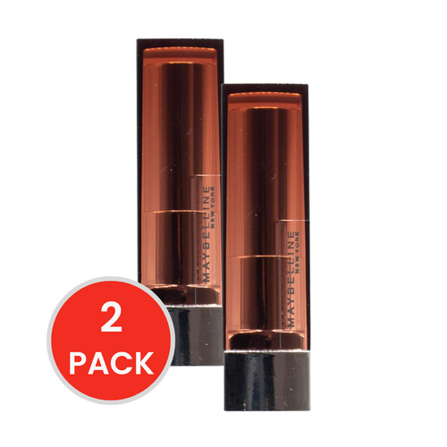 MAYBELLINE 4.2g LIPSTICK CREAM COLOR SENSATIONAL WARM ME UP 235 (2x Pack)