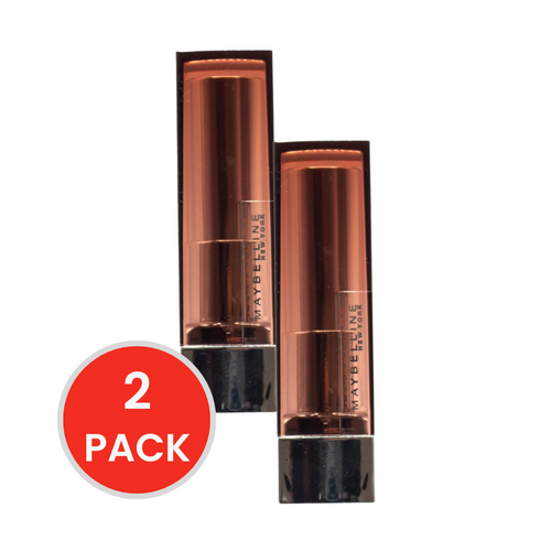MAYBELLINE LIPSTICK CREAM COLOR SENSATIONAL ALMOND HUSTLE 133 4.2g (2x Pack)