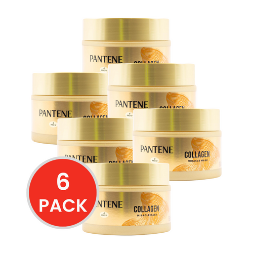 PANTENE 190ml COLLAGEN MIRACLE MASK (6x Pack)