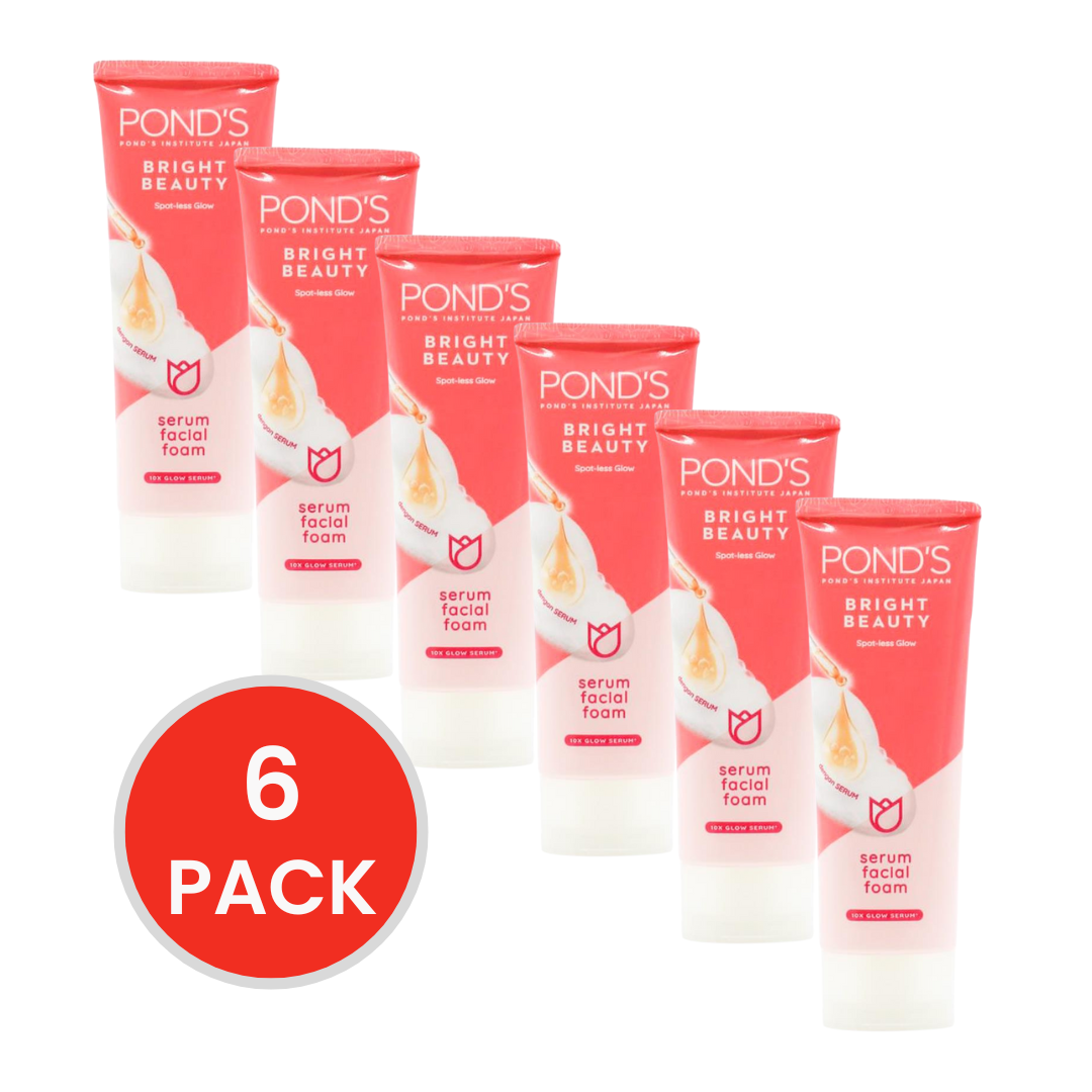 Ponds Bright Beauty Facial Foam 50g (6 Pack)