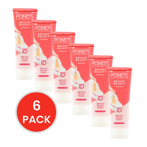 Ponds Bright Beauty Facial Foam 50g (6 Pack)