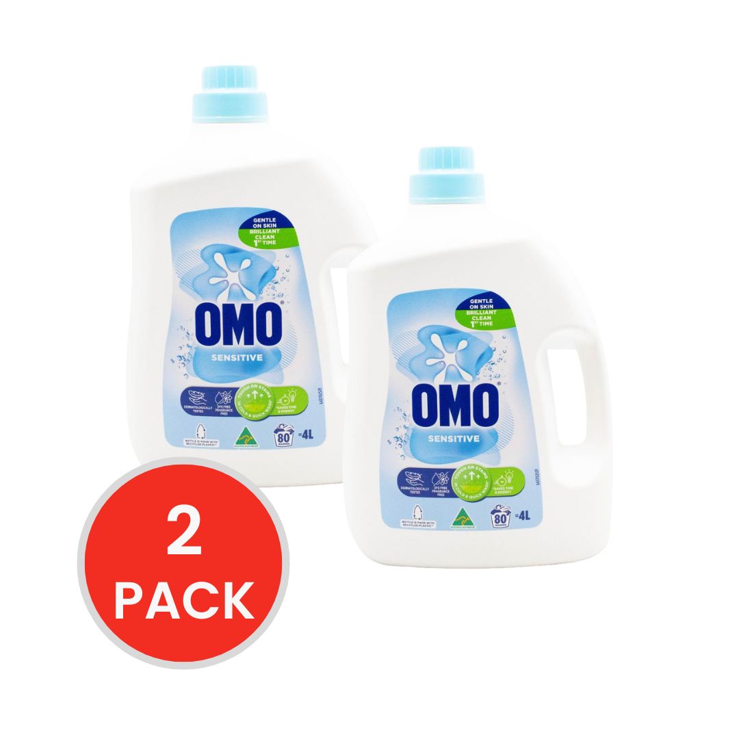 OMO 4l LAUNDRY LIQUID SENSITIVE (2x Pack)