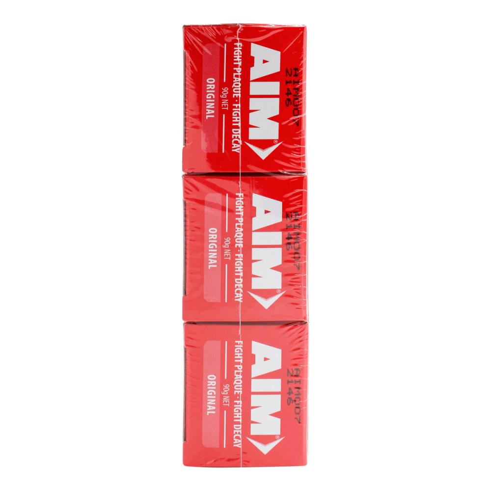 Aim 90g Toothpaste Original 16 x 3Pk (Value Pack 48)
