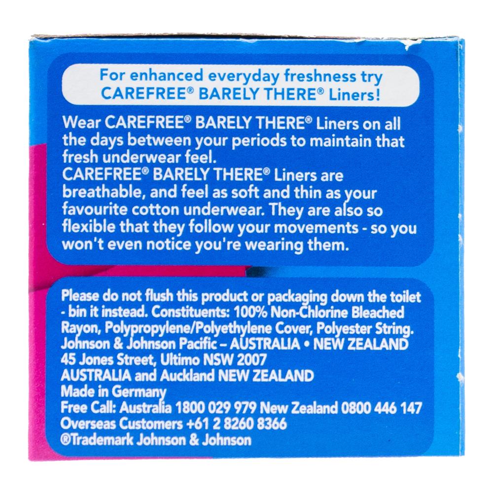 Carefree Pk32 Regular Tampons Pro Comfort Dynamic Fit (12x Pack)