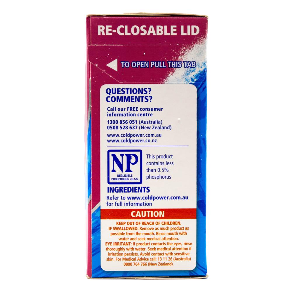 Cold Power 1kg Washing Powder Advanced Clean With A Touch Of Fabric Softener (6 Pack)