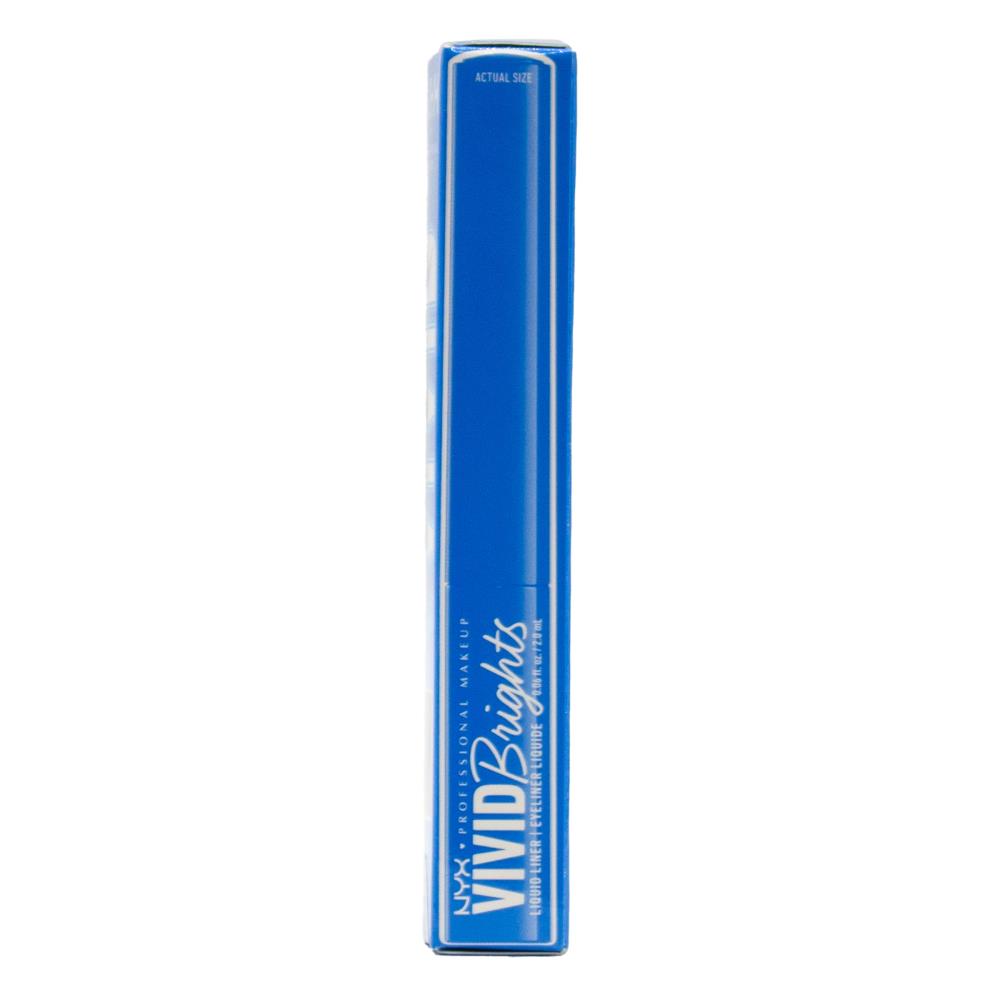NYX 2ml EYELINER MATTE LIQUID VIVID BRIGHTS COBALT CRUSH (3 x Pack)