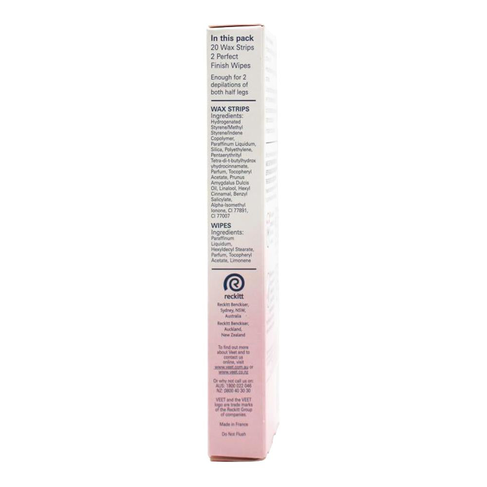 Veet Pk20 Wax Strips With A Touch Of Almond Oil (6x Pack)